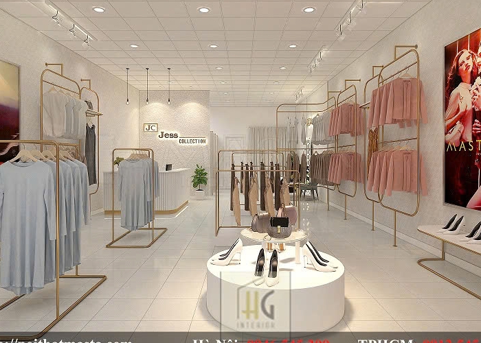 THIẾT KẾ SHOP THỜI TRANG - CHỊ YẾN - BÌNH DƯƠNG